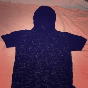 Black Hooded Shirt - Boys